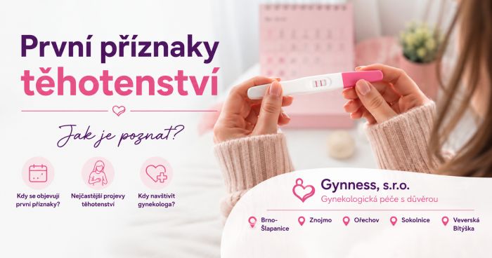 První příznaky těhotenství