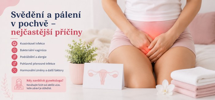 Svědění a pálení v pochvě – nejčastější příčiny